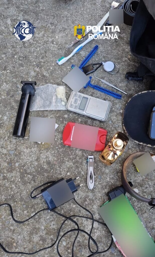 Probele confiscate de către polițiști. Foto: Inspectoratul de Poliție Județean Sibiu