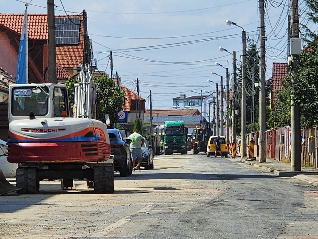 șantier strada Rahovei capat cu Calea Cisnadiei
