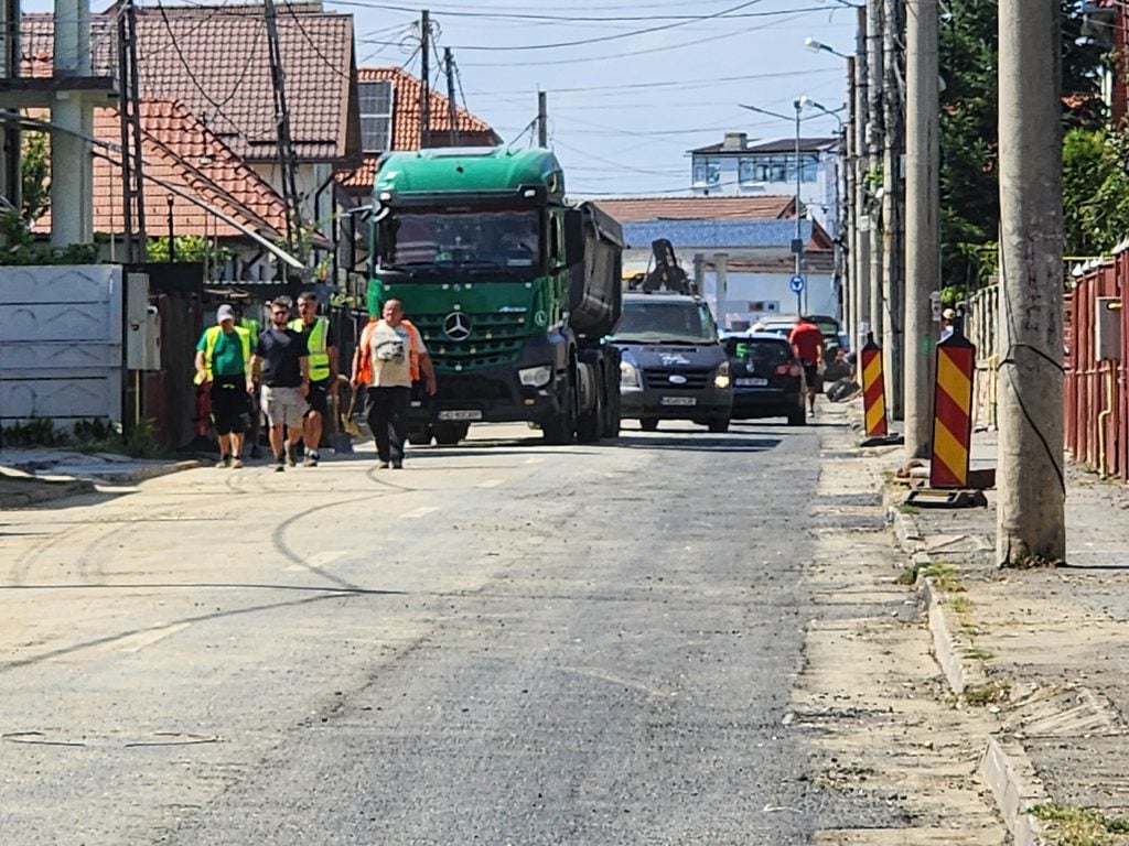 șantier strada Rahovei capat cu Calea Cisnadiei