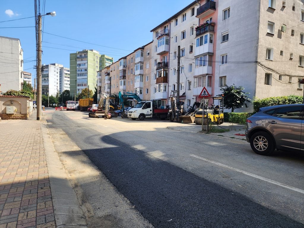 șantier strada Rahovei capat cu Calea Cisnadiei
