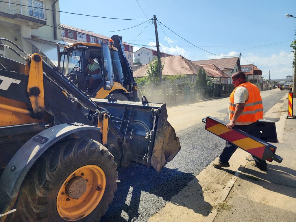 șantier strada Rahovei capat cu Calea Cisnadiei
