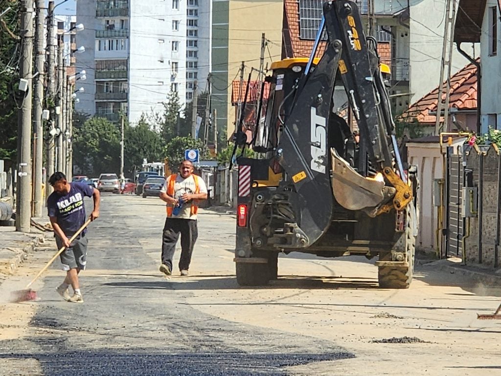 șantier strada Rahovei capat cu Calea Cisnadiei