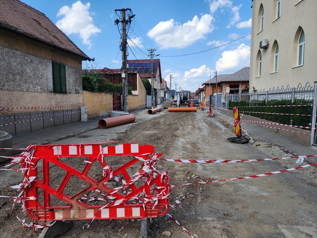 șantier strada Verzăriei
