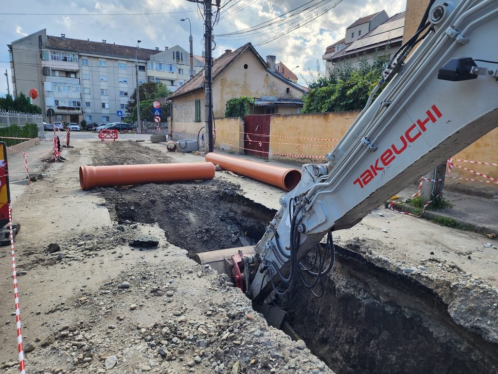șantier strada Verzăriei