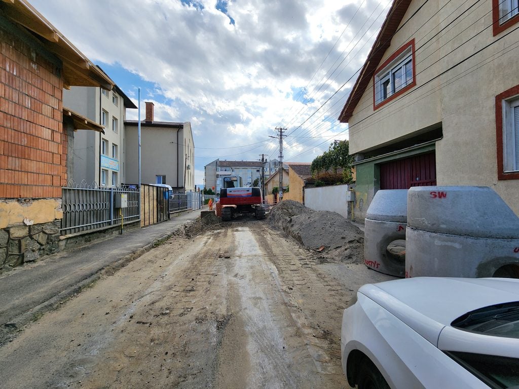 șantier strada Verzăriei