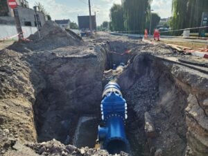 Unele lucrări la șantierele străzilor din Sibiu sunt încheiate iar altele încă nu au început după termenul anunțat. Foto: turnulsfatului.ro