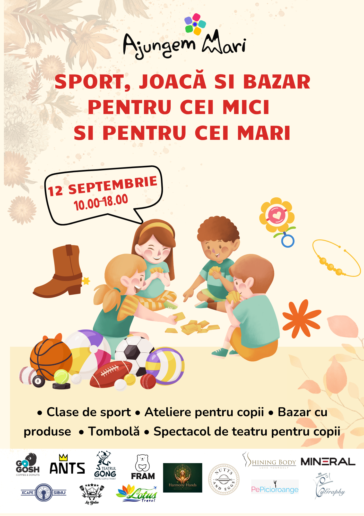 O zi dedicată întregii familii, cu activități și ateliere pentru toate vârstele.