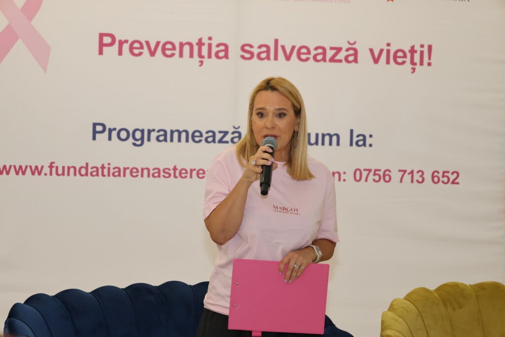 Andreea Esca, ambasadorul Fundației Renașterea. Foto: Fundația Renașterea