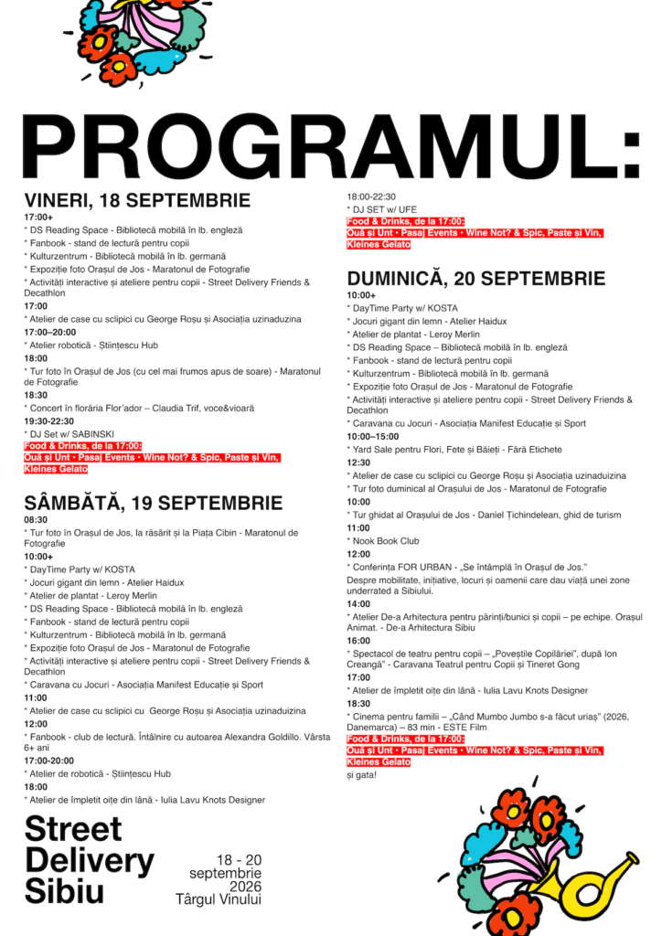 Street Delivery Sibiu-program