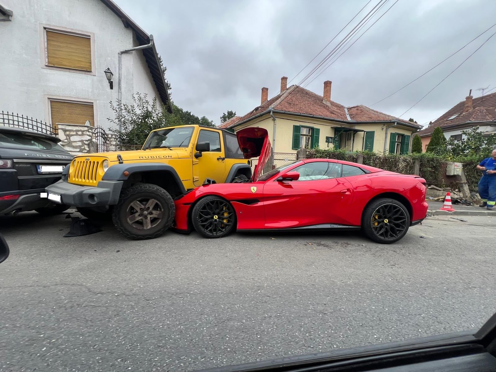 accident Ferrari