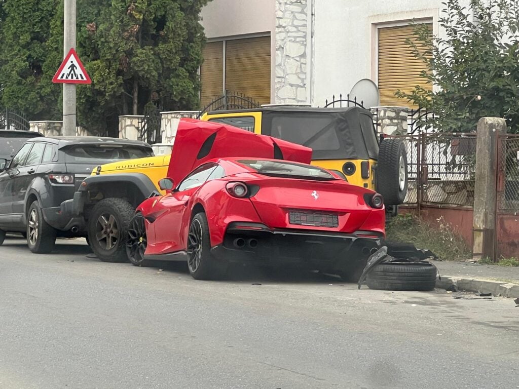 accident Ferrari