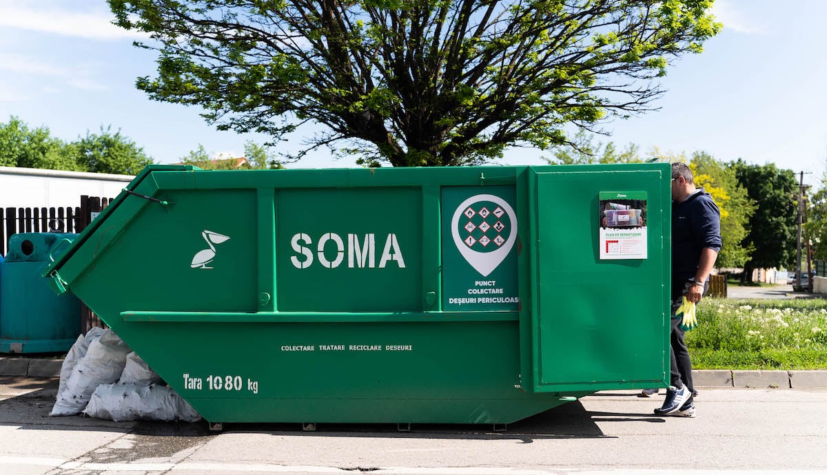 Soma începe campania pentru deșeurile periculoase/Foto: Soma