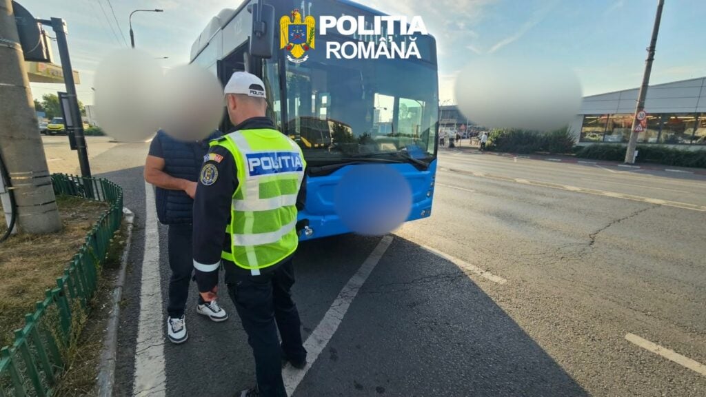 control autobuz politia