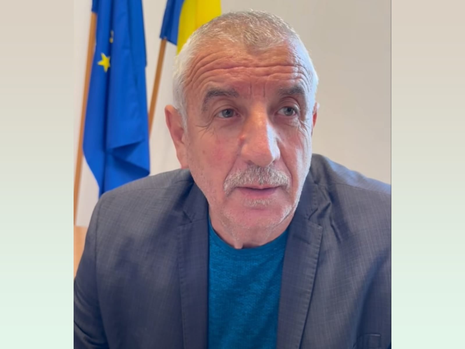 Emil Dârloșan, primarul orașului Dumbrăveni, județul Sibiu