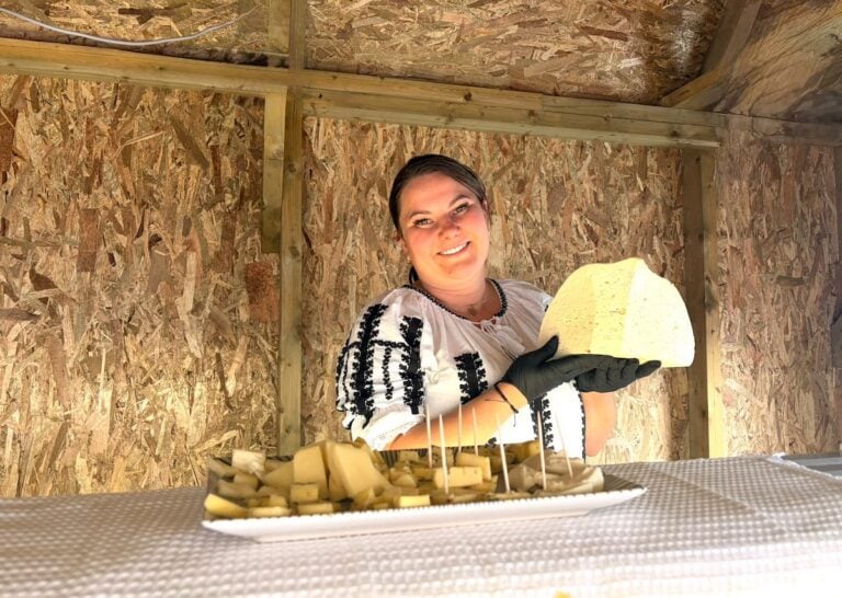 Doris Nanași la Târgul de ecoturism/Foto: turnulsfatului.ro