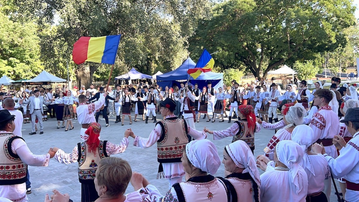 Junii Sibiului, în Republica Moldova la primul festival românesc de pe malul Nistrului/Foto: Consiliul Județean Sibiu