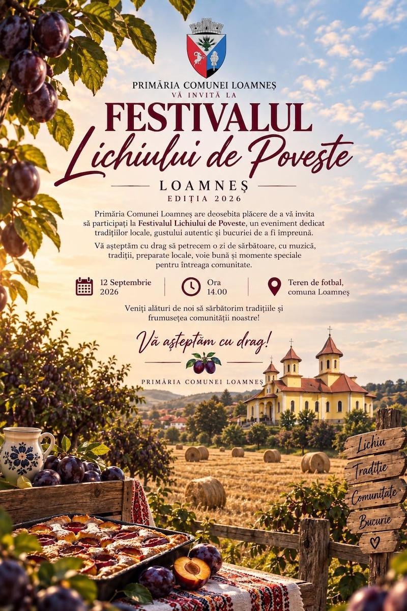 Festivalul are loc sâmbătă/Foto: Primăria Loamneș