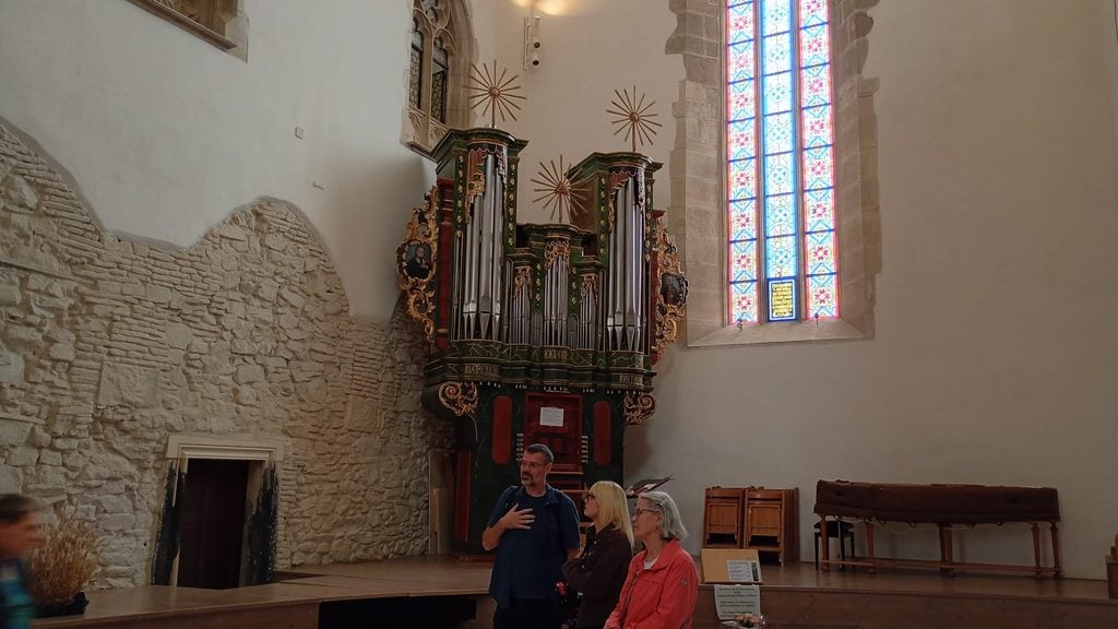 Orga din Biserica Lutherană Evanghelică din Sibiu. Foto: turnulsfatului.ro