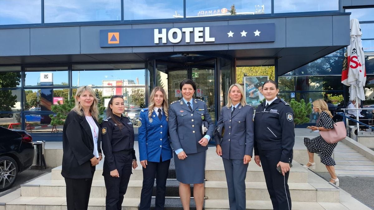 Femeile polițiste s-au întâlnit la Sibiu/Foto: IPJ Sibiu