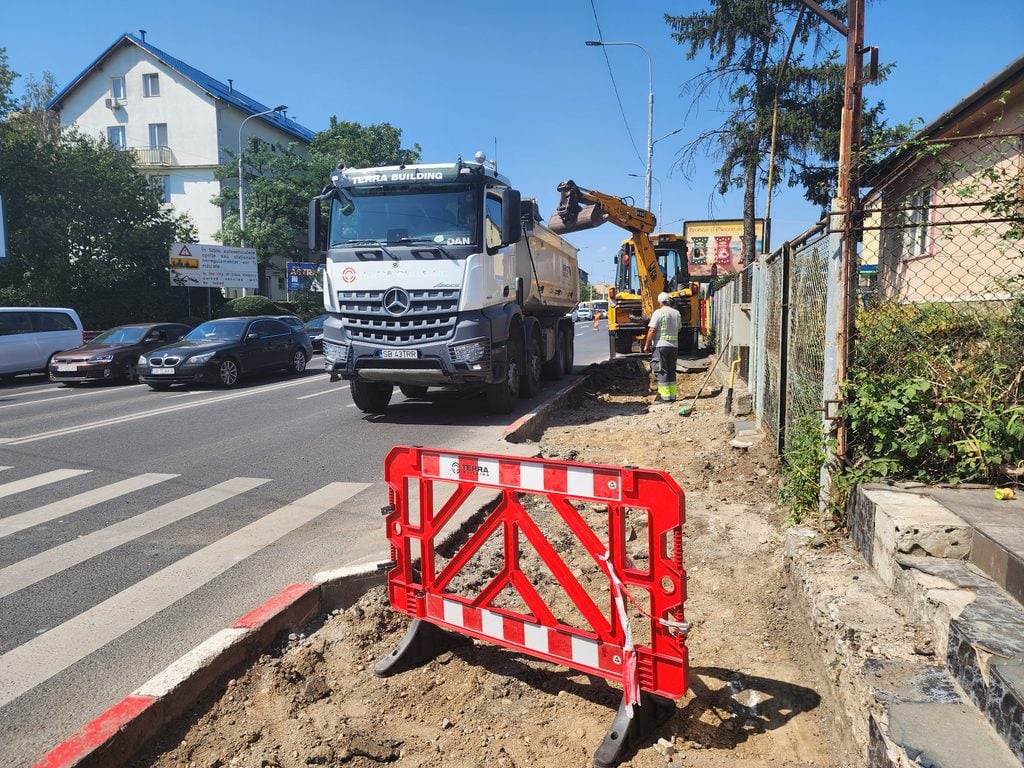 șantier trotuar Vasile Milea3