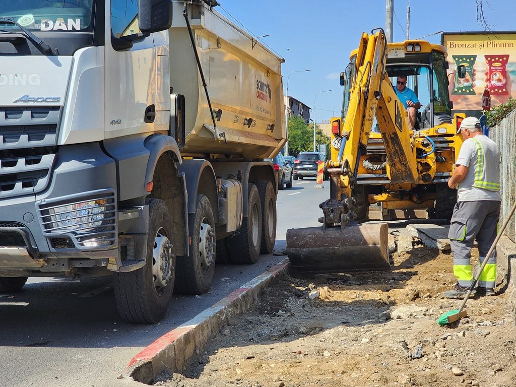 șantier trotuar Vasile Milea5