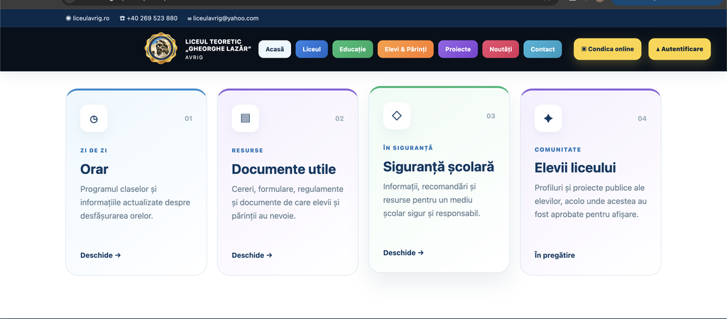site liceu avrig