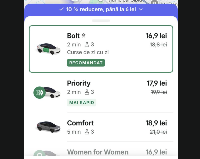 tarif uber