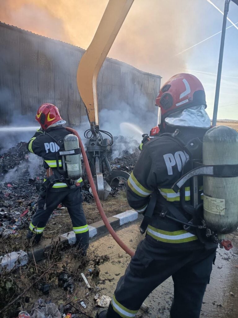 Incendiu statia de sortare2