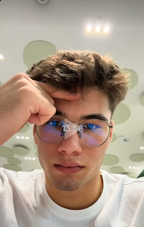 Paul Itu a arătat pe rețelele sociale cum arată o zi din viața lui în Belgia. Foto: screenshot TikTok