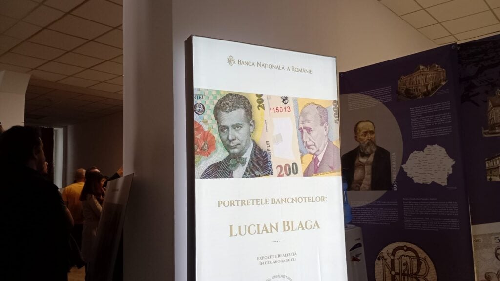 Expoziția de la sediul BNR din Sibiu. Foto: turnulsfatului.ro