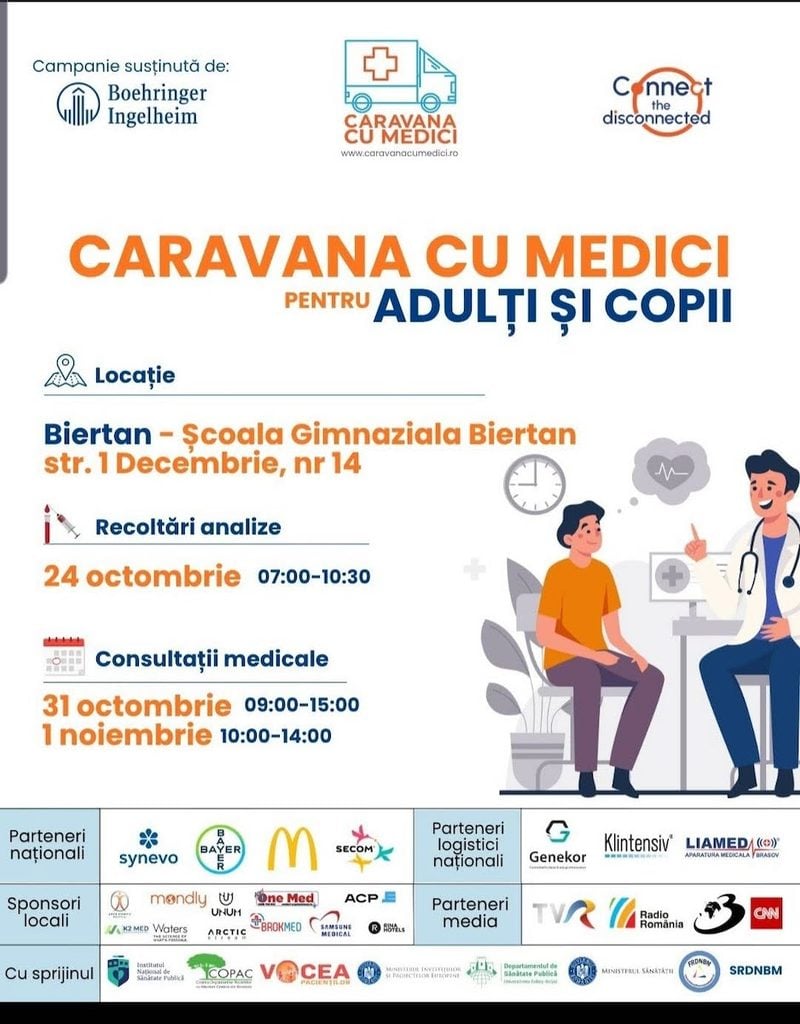 caravana cu medici biertan