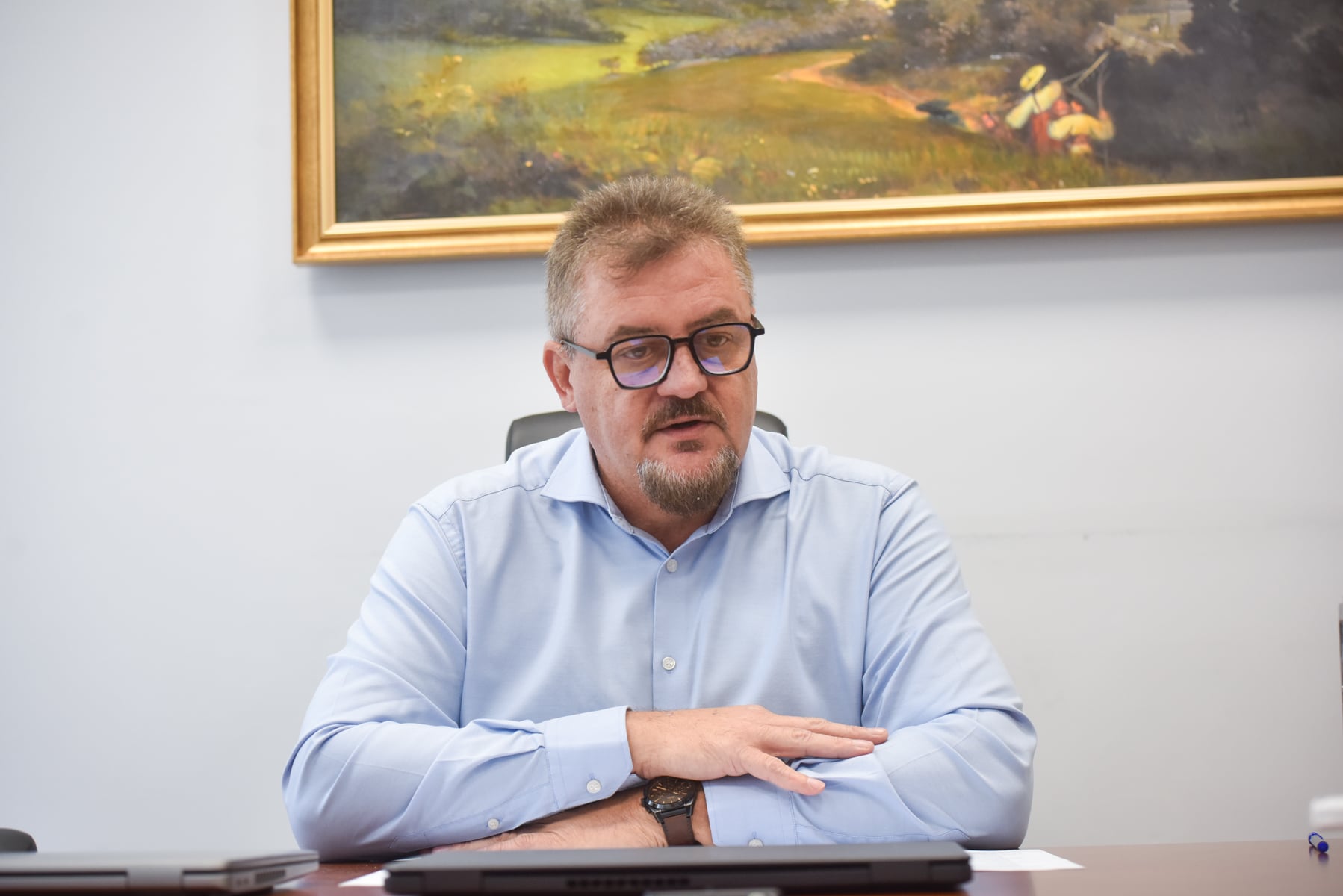 Mircea Orlățan, primarul Cisnădiei. Foto: turnulsfatului.ro