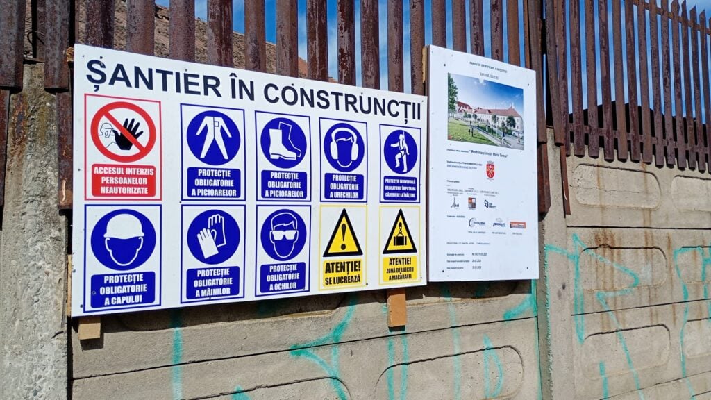 Lucrările de reabilitare au început marți, 29 septembrie. Foto: turnulsfatului.ro