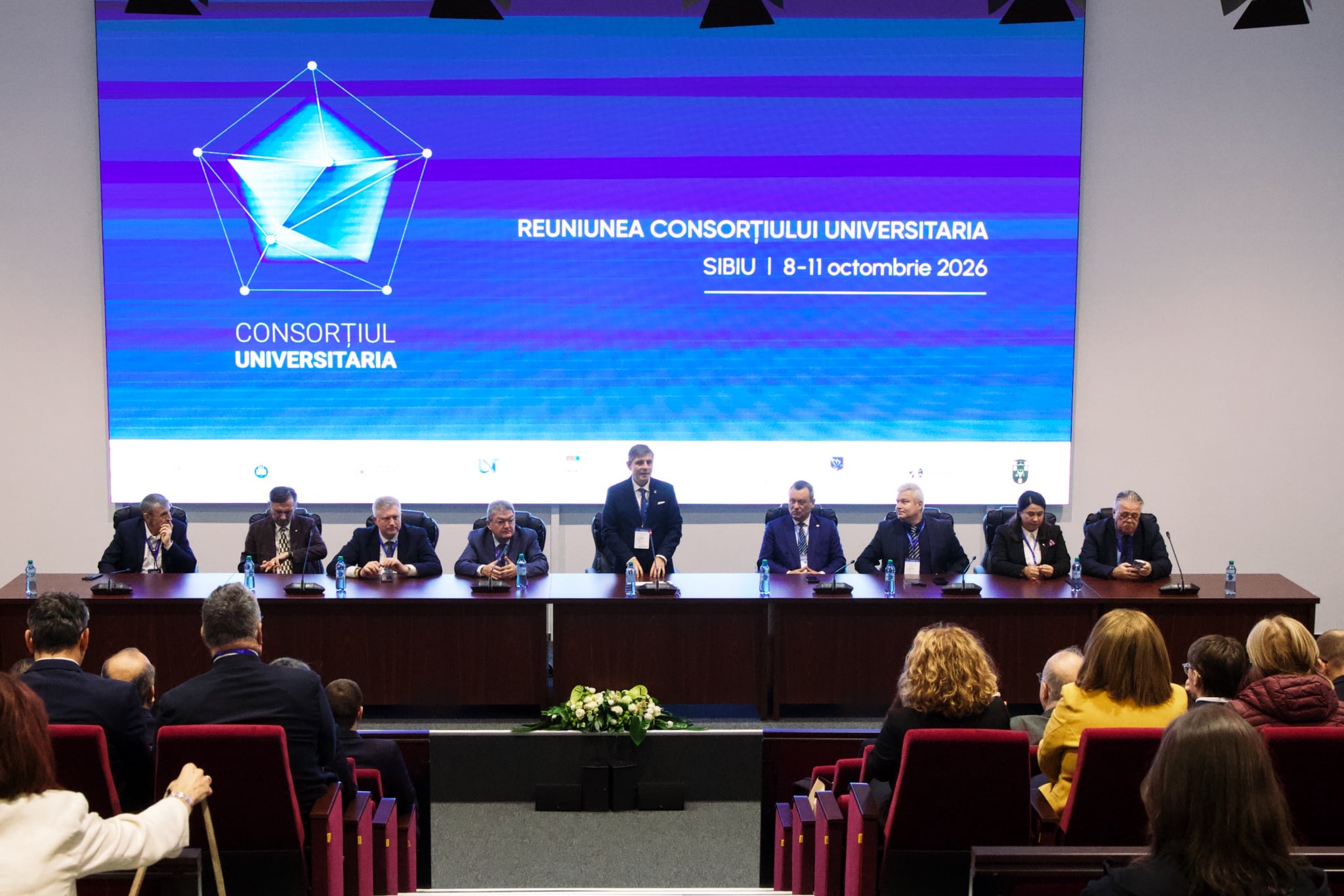 Anul acesta este a doua oară când consorțiul Universitaria se reunește la Sibiu. Foto: ulbsibiu.ro