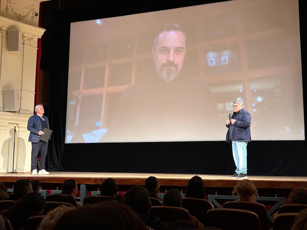 Emil Hurezeanu, Robert Hanea și Alexandru Eram, Doc Talk la Astra/Foto: turnulsfatului.ro